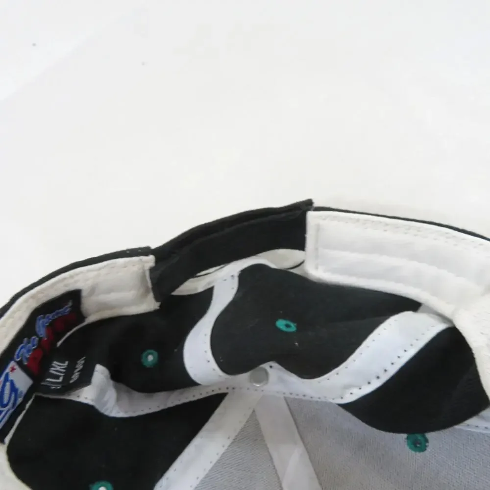 The Game Hagerstown Hawks? Hat Trucker Cap Black White Sz L-XL Adjustable 1990s